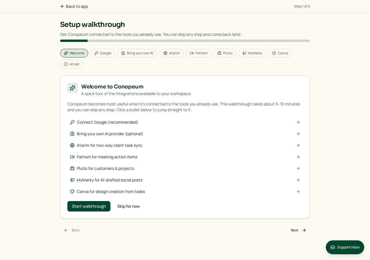 Screenshot from the Acme Landscaping demo workspace.